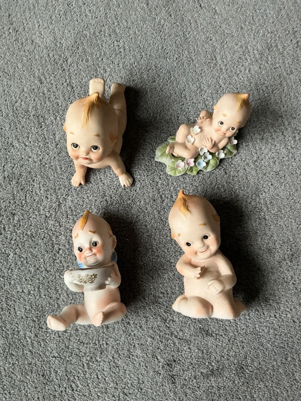 Vintage Lefton Kewpie figurines set of 4